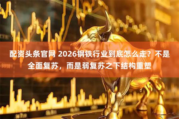 配资头条官网 2026钢铁行业到底怎么走？不是全面复苏，而是弱复苏之下结构重塑
